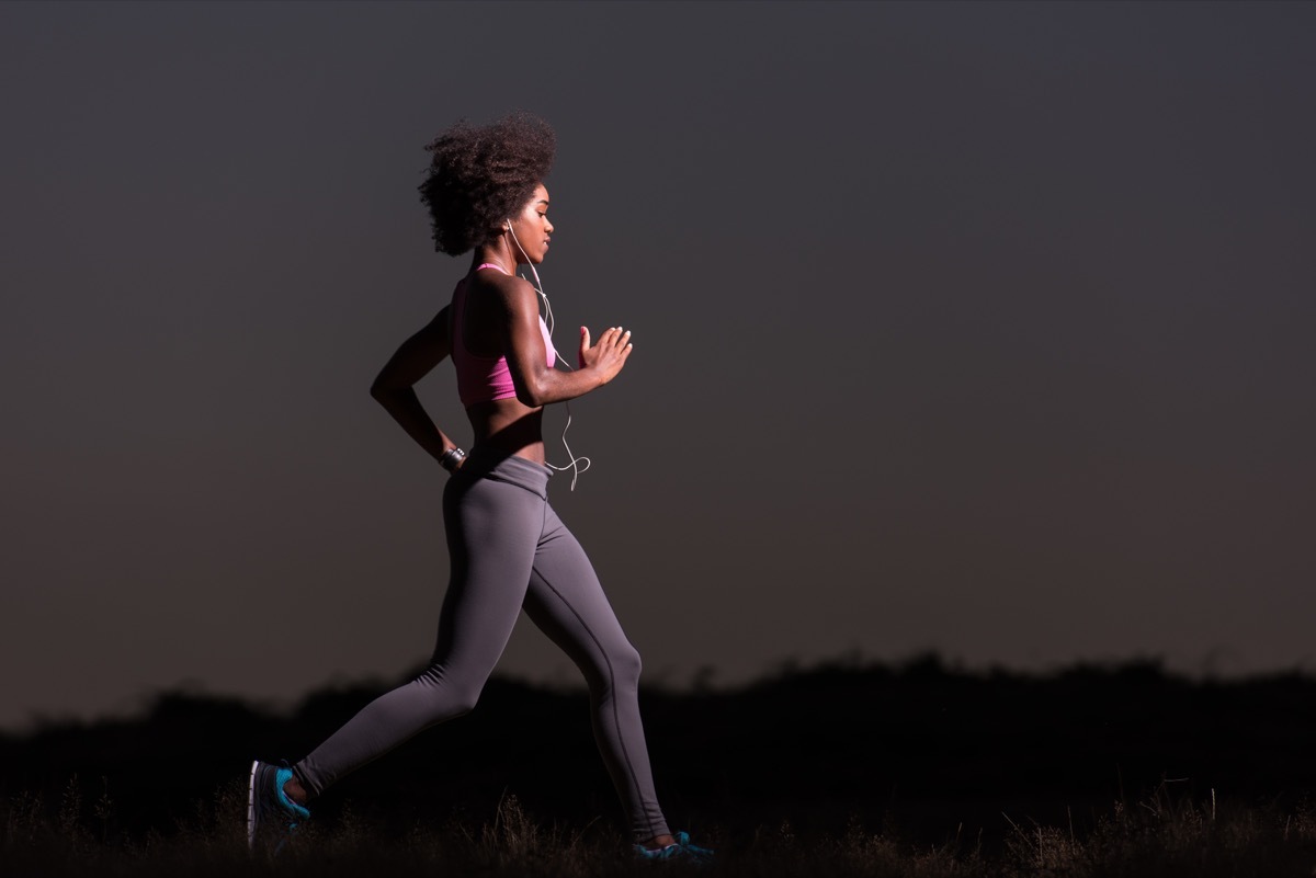 woman exercising at night things you're doing that would horrify sleep doctors