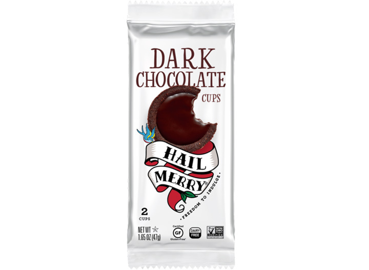 Hail merry dark chocolate cup