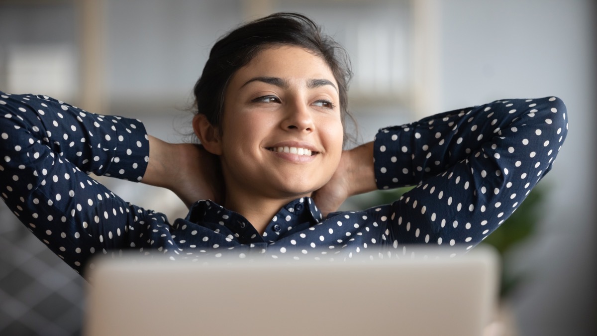 Young Woman Daydreaming