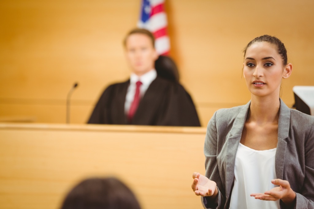 female lawyerThings Said in Court