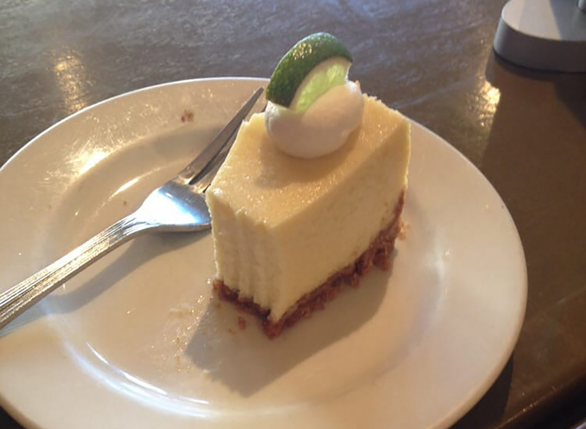 key lime pie slice