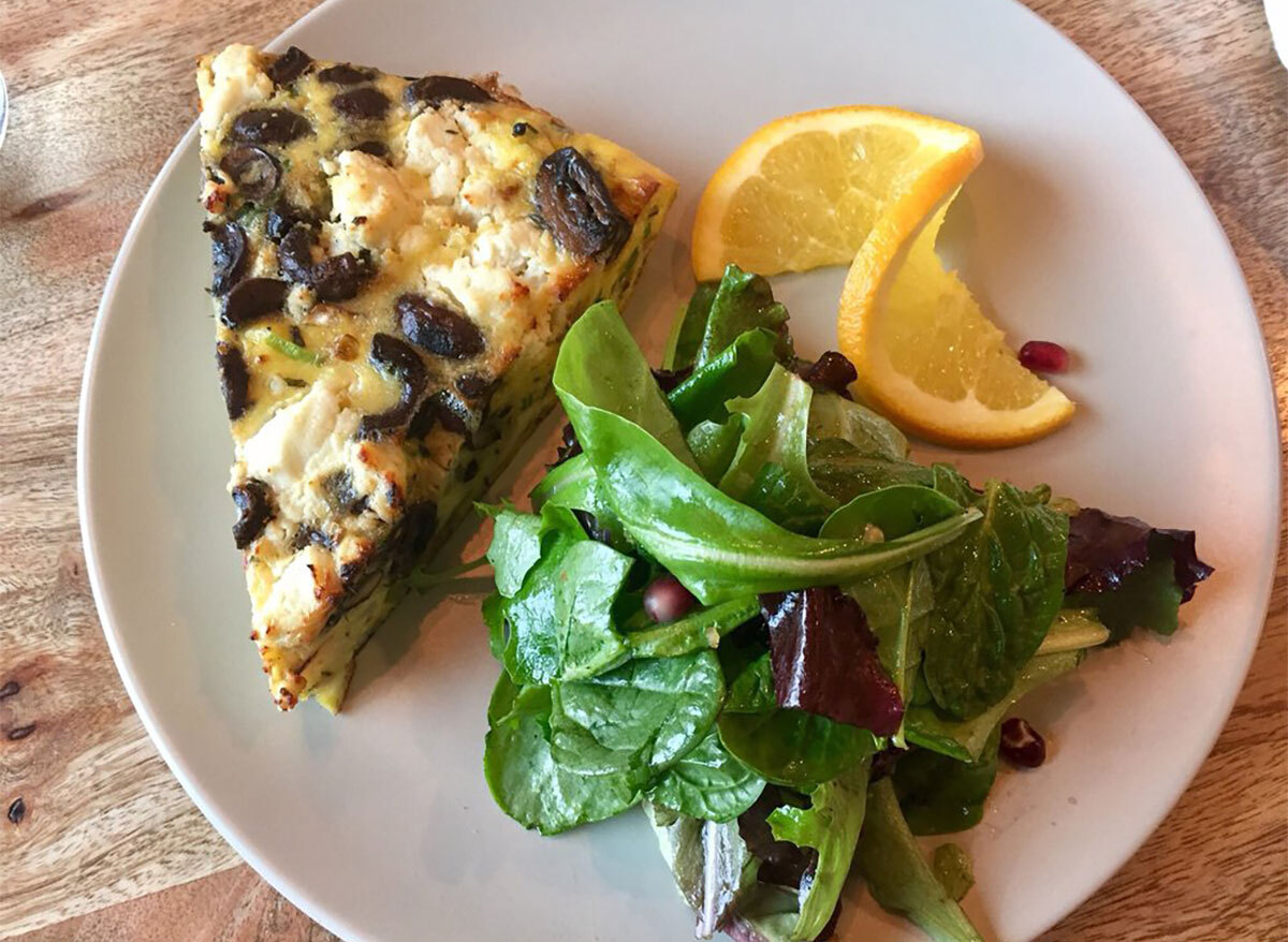 frittata and salad uptown hearth montana