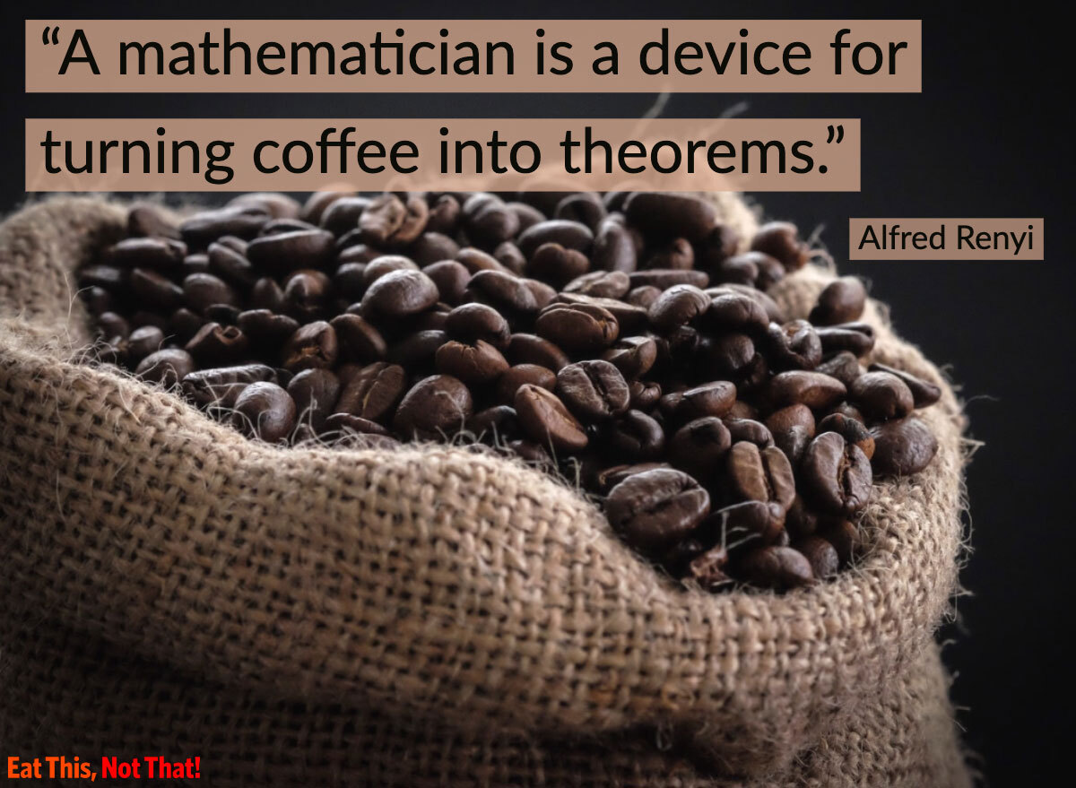 coffee quote alfred renyi