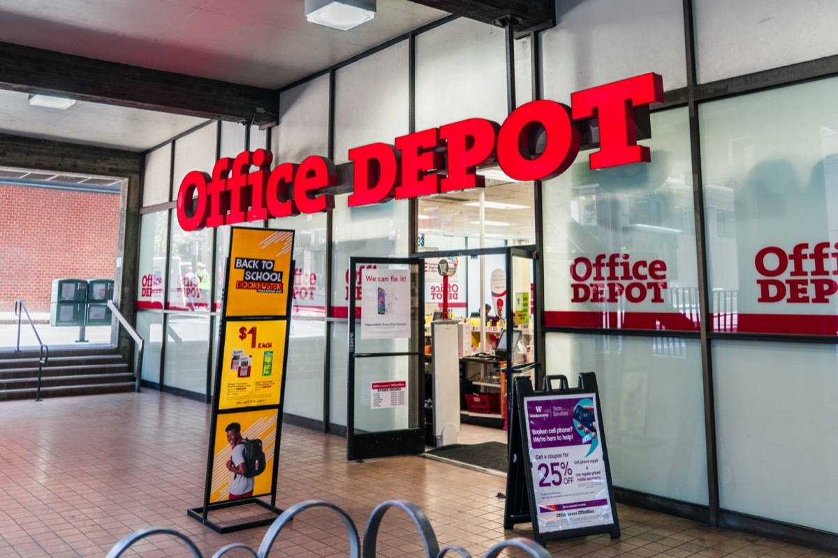 office depot exterior