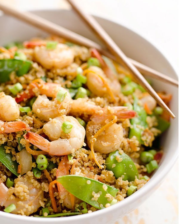 Shrimp recipes Shrimp Fried Quinoa