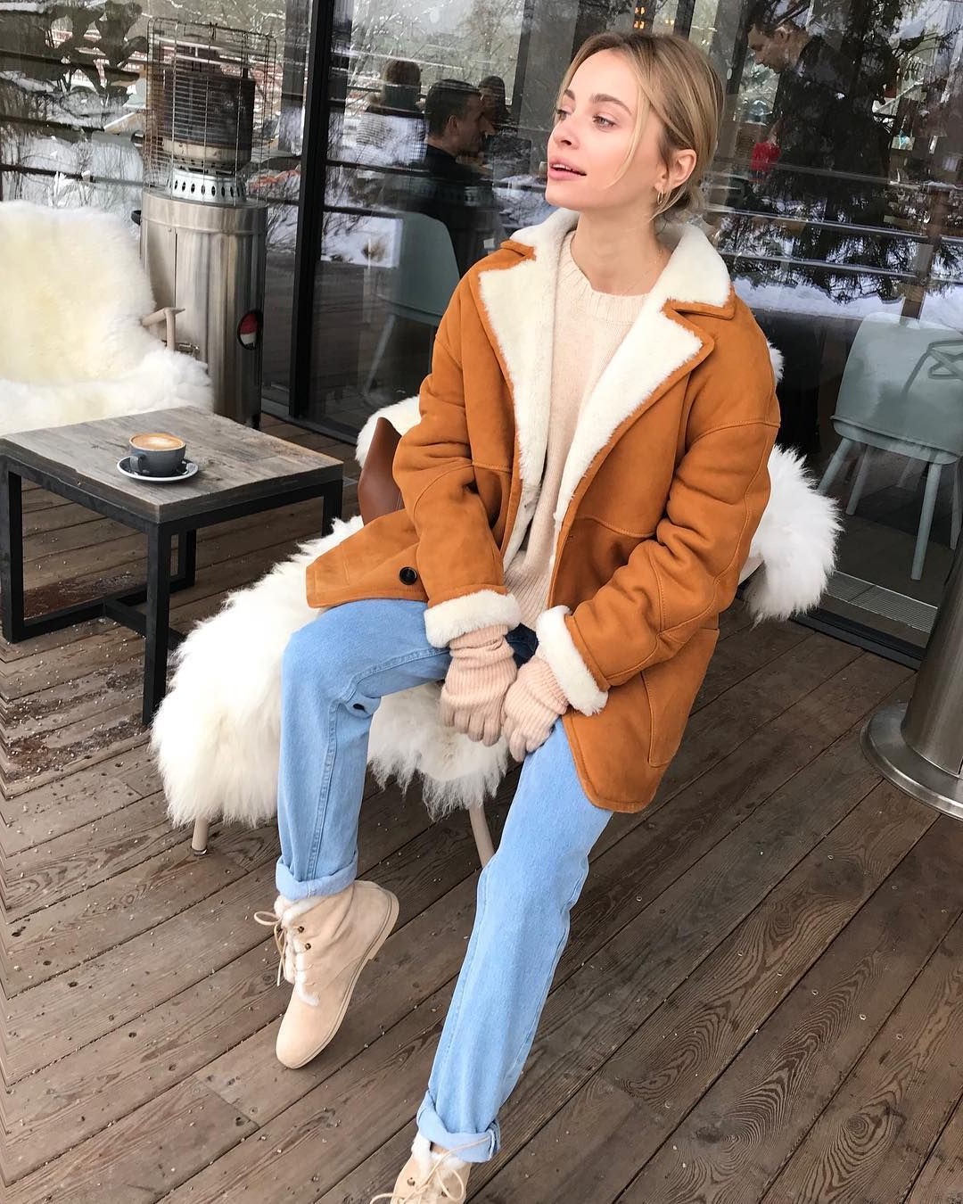 Faux shearling | 10 Coolest Winter Coat Trends | Her Beauty