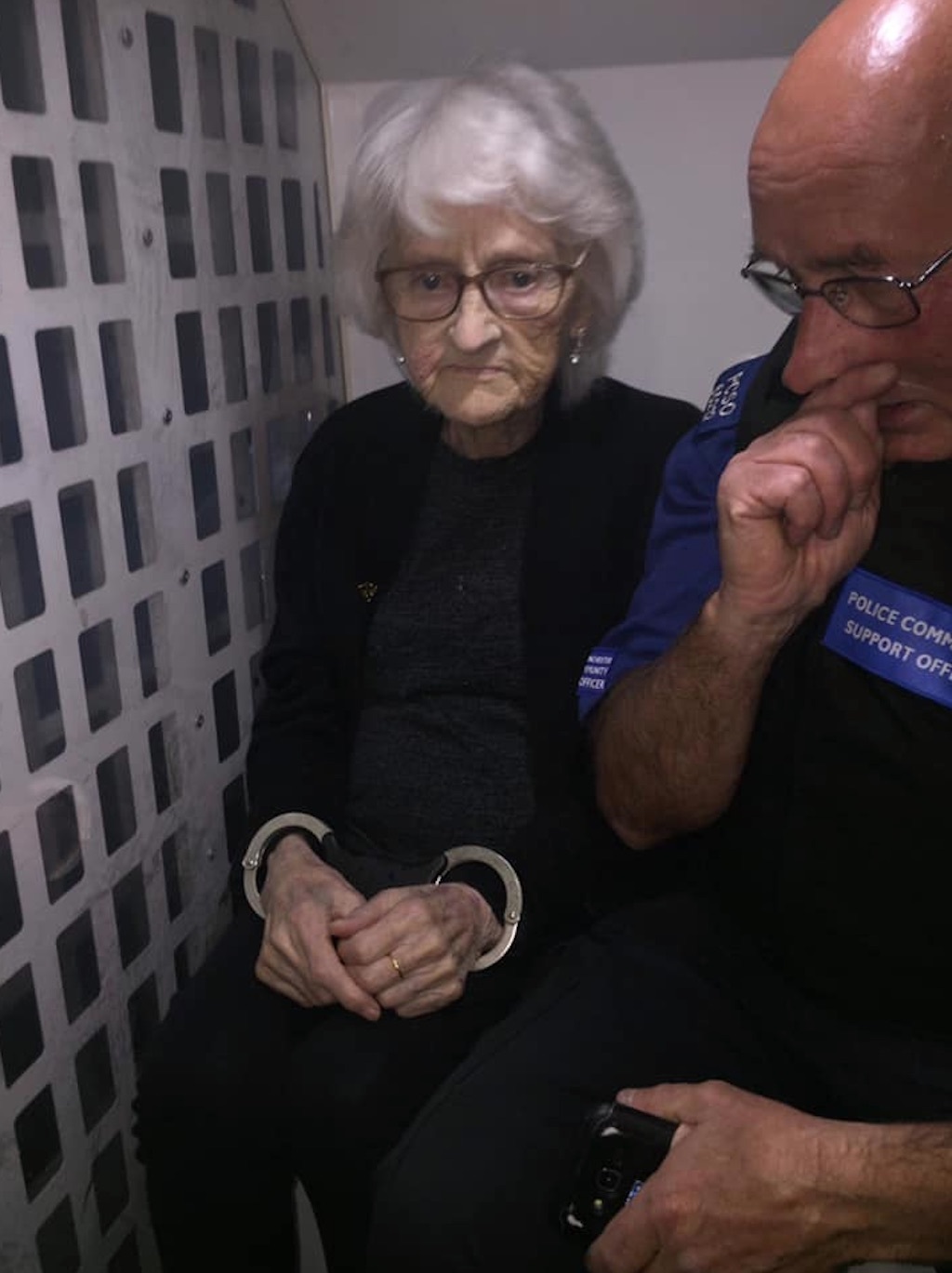 josie birds fulfills lifelong wish of being arrested