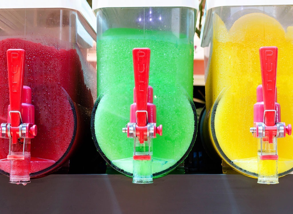 slushies in machines