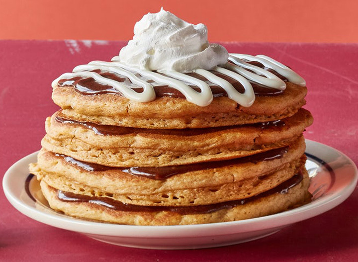 IHOP pumpkin cinna stack