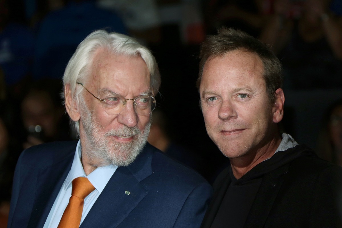 Donald Sutherland and Kiefer Sutherland