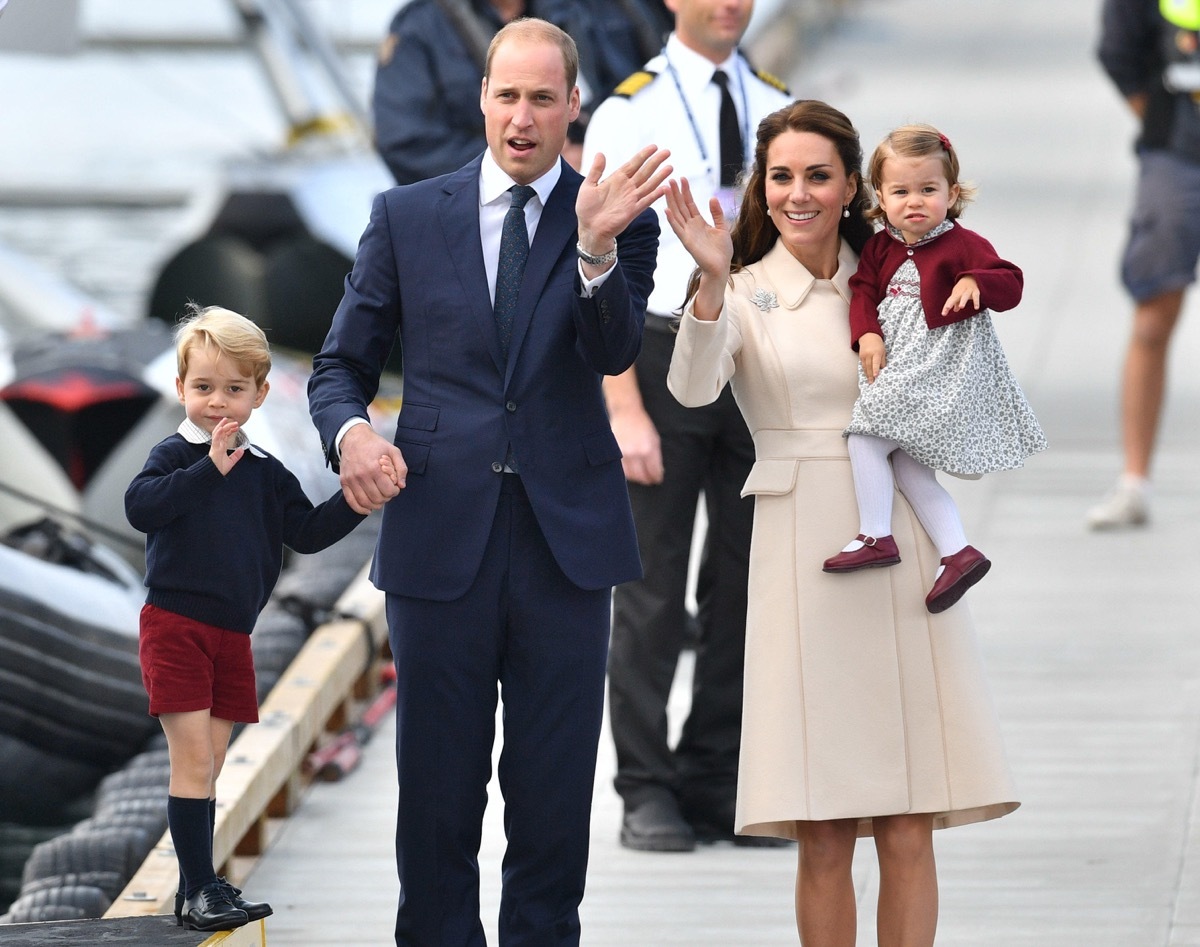 The Duke and Duchess of Cambridge, Prince George and Princess Charlotte spend a private Christmas with the Middleton family in 2016