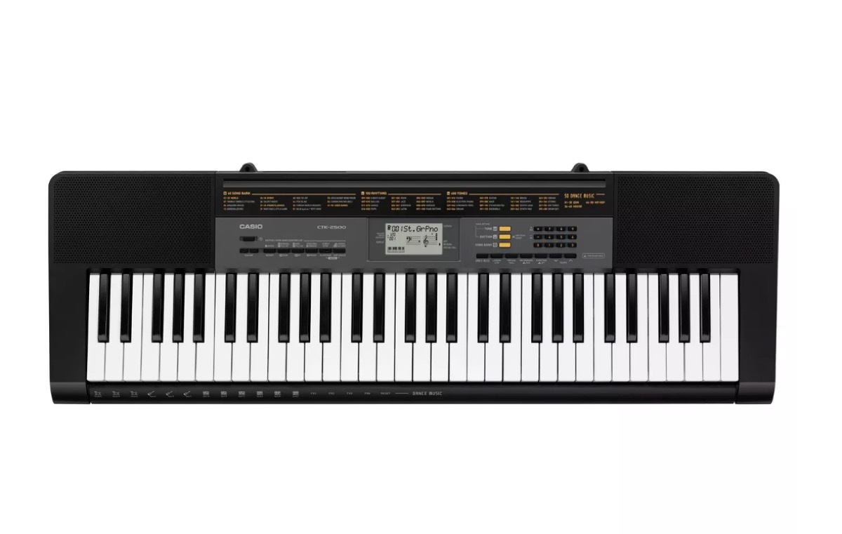 black casio keyboard