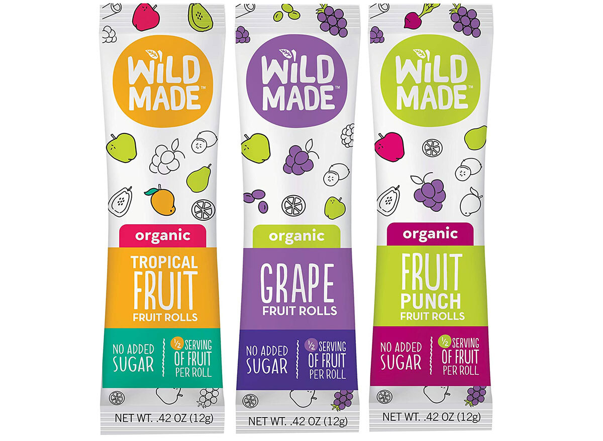 Wild made organic fruit rolls