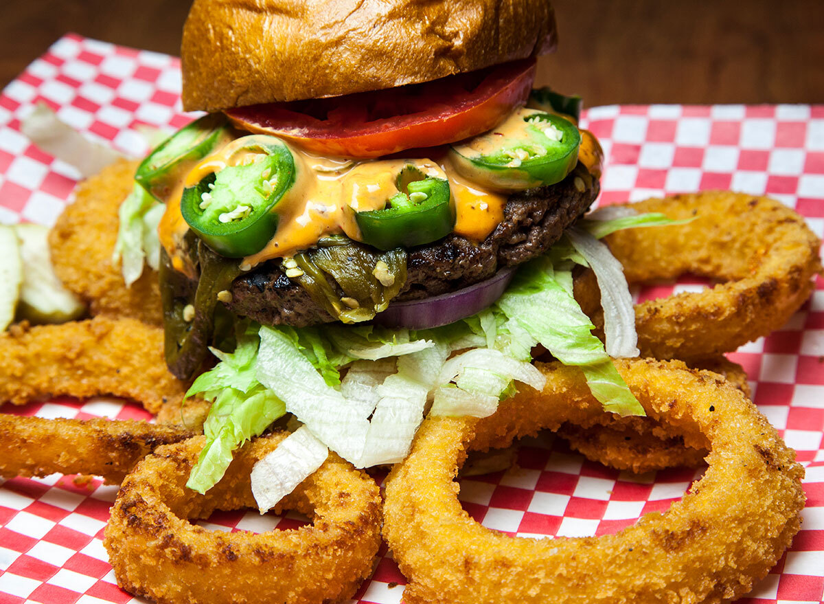 green Chile cheeseburgers