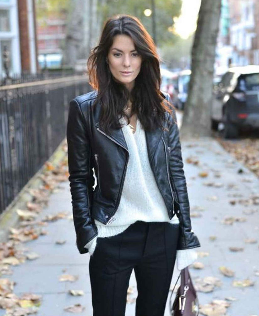 Effortless European| 9 Best Leather Jacket Outfit Ideas | Her Beauty