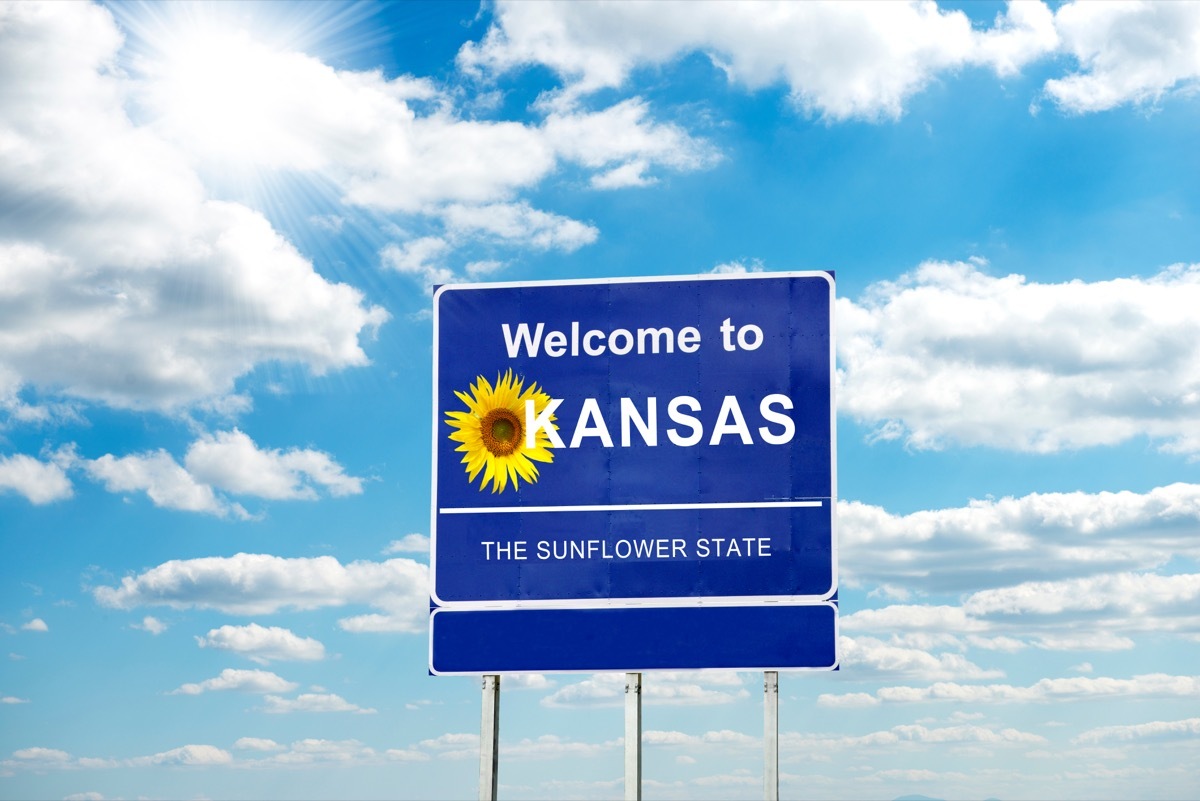 kansas state sign