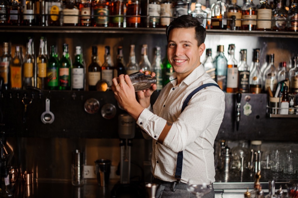 bartender jobs with high divorce rates