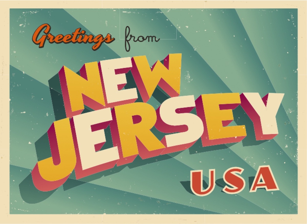 new jersey postcard famous state statues