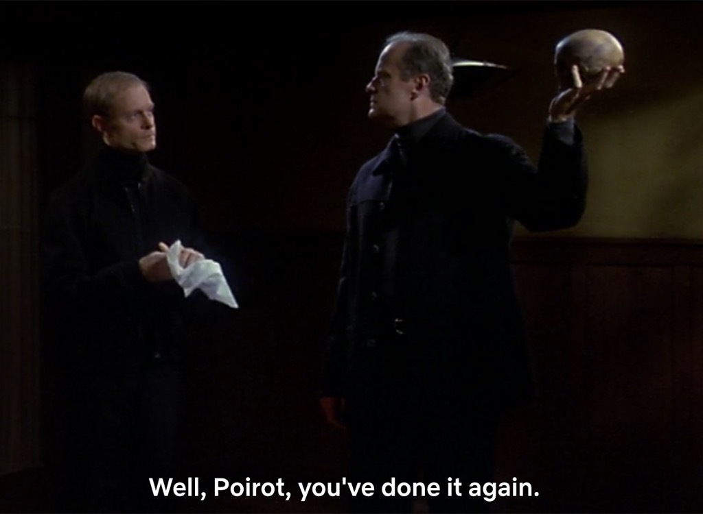 frasier well, poirot, you've done it again 