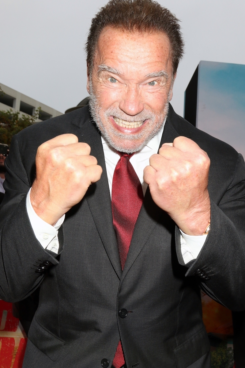 Arnold Schwarzenegger at the premiere of 