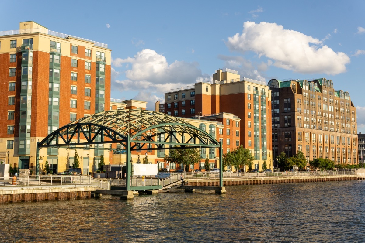 waterfront view, buildings, yonkers, new york