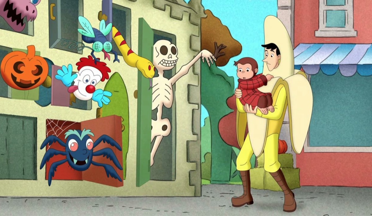 curious george halloween still, best halloween movies for kids 