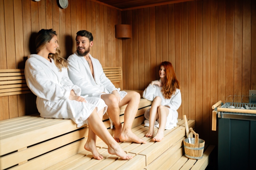 sauna, sweating, cultural mistakes