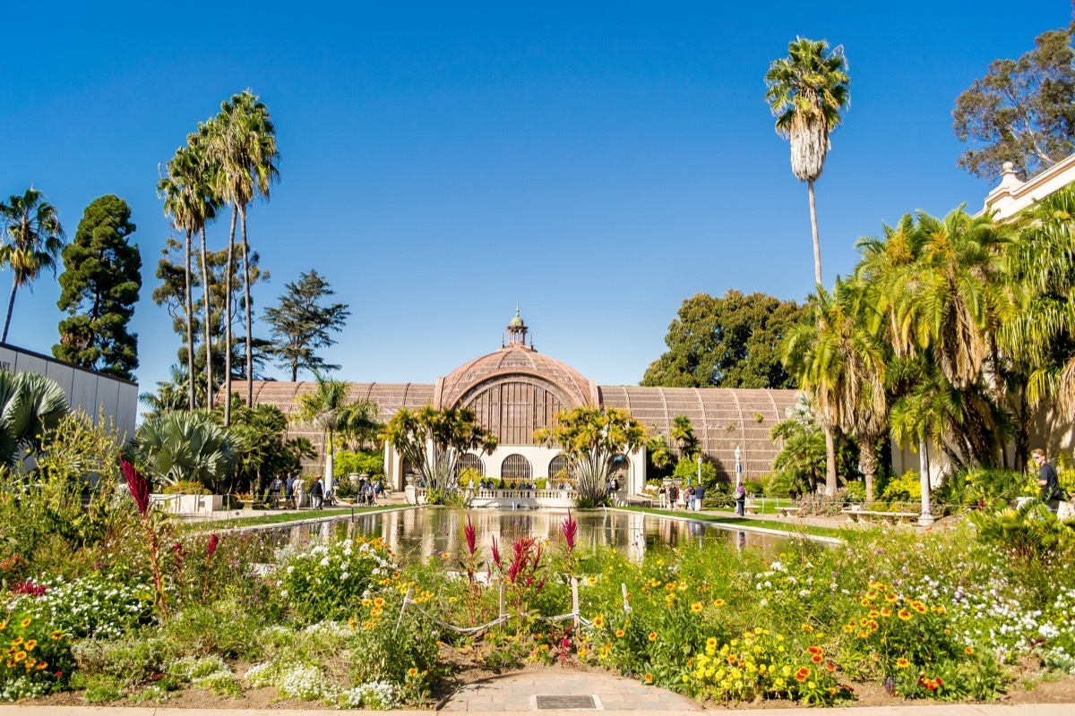 balboa park botanical garden main greenhouse