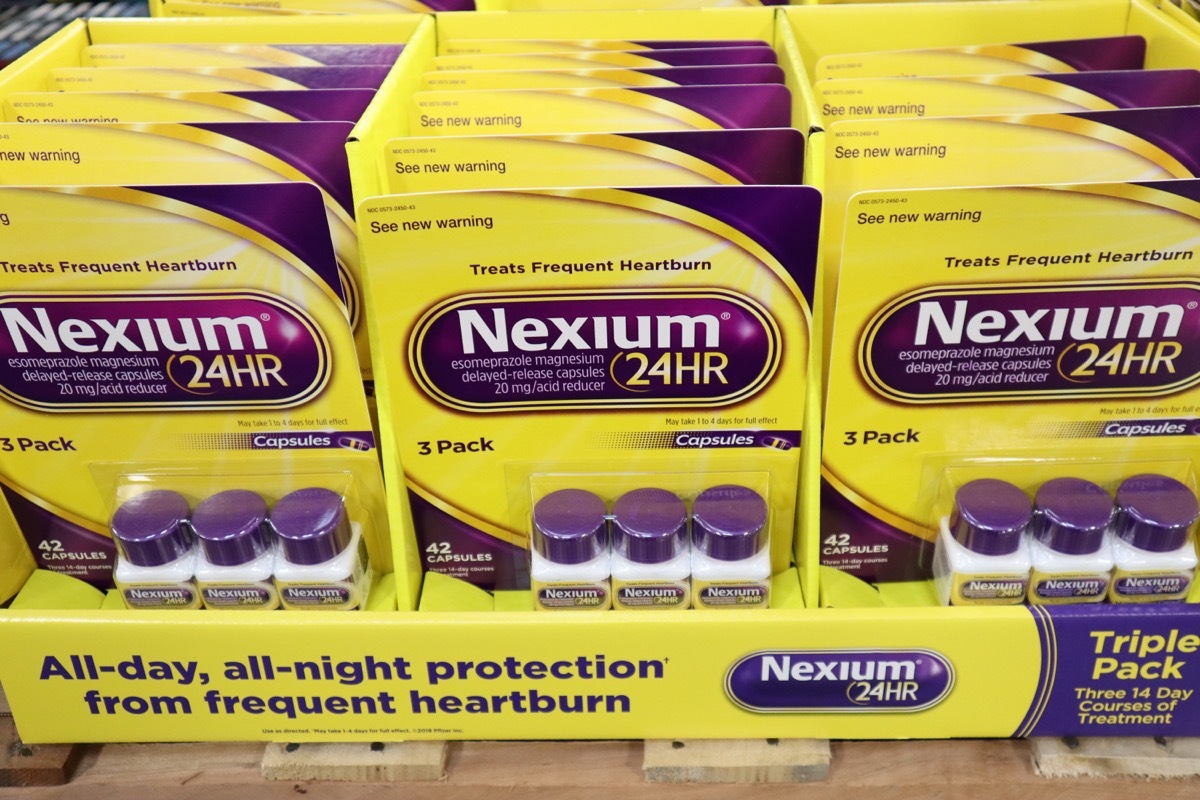 Nexium boxes at store