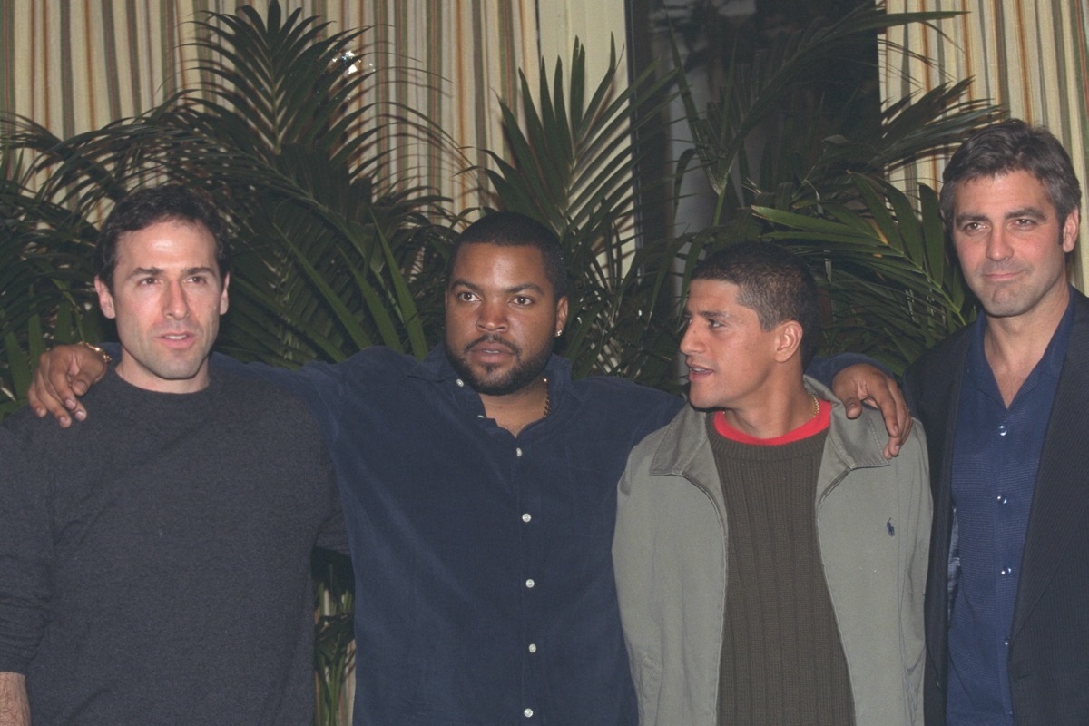 David O. Russell and Three Kings cast in 2000