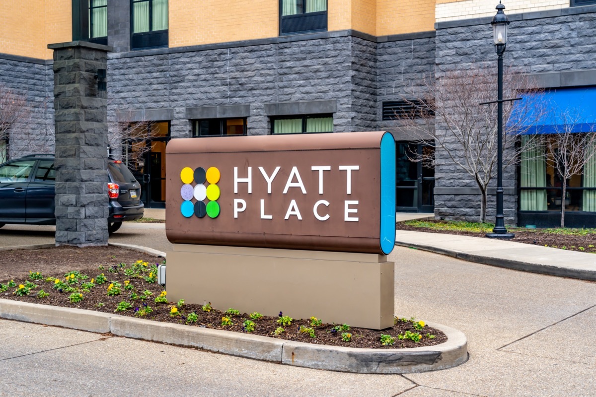 The Hyatt Place hotel in Pittsburg, Pennsylvania