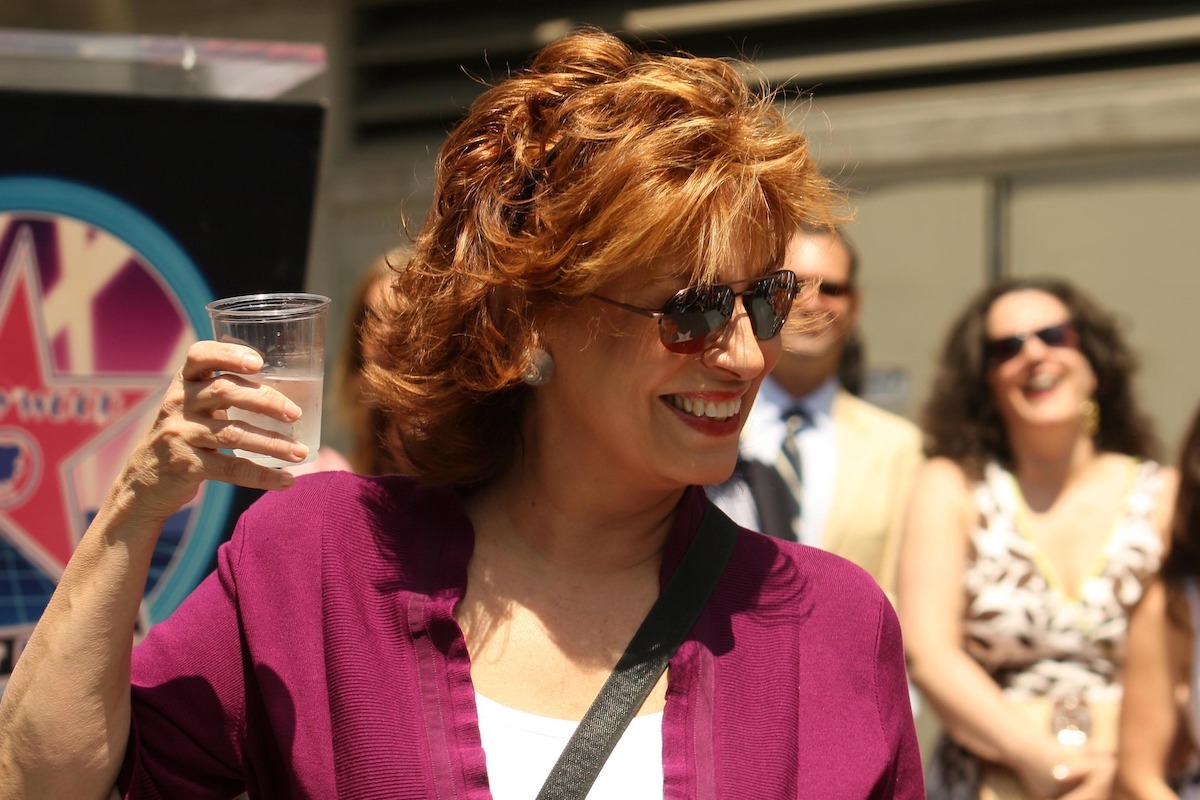 Joy Behar at Barbara Walters' Hollywood Walk of Fame ceremony in 2007