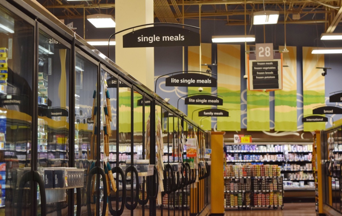 Ready to eat and microwavable food and meals for sale at a Kroger store in Marana, Arizona taken on May 19, 2017.