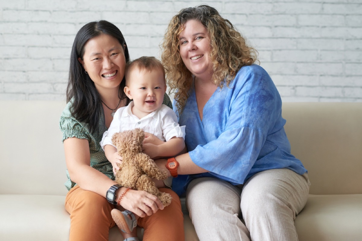 lesbian couple with baby son, things you shouldn't say about someone's body