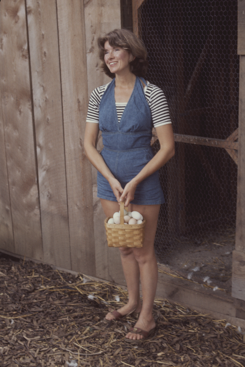 Martha Stewart at her home in 1976