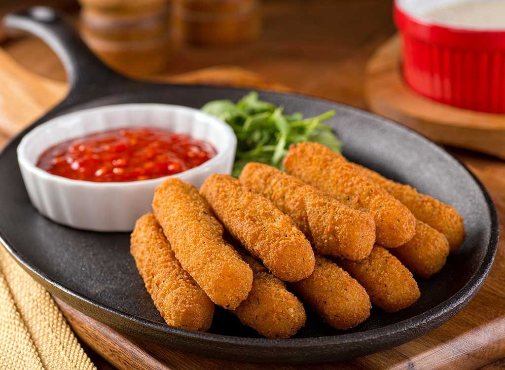 Fried cheese mozzarella sticks