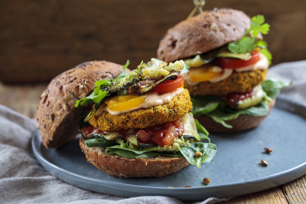 veggie burgers weight loss tactics