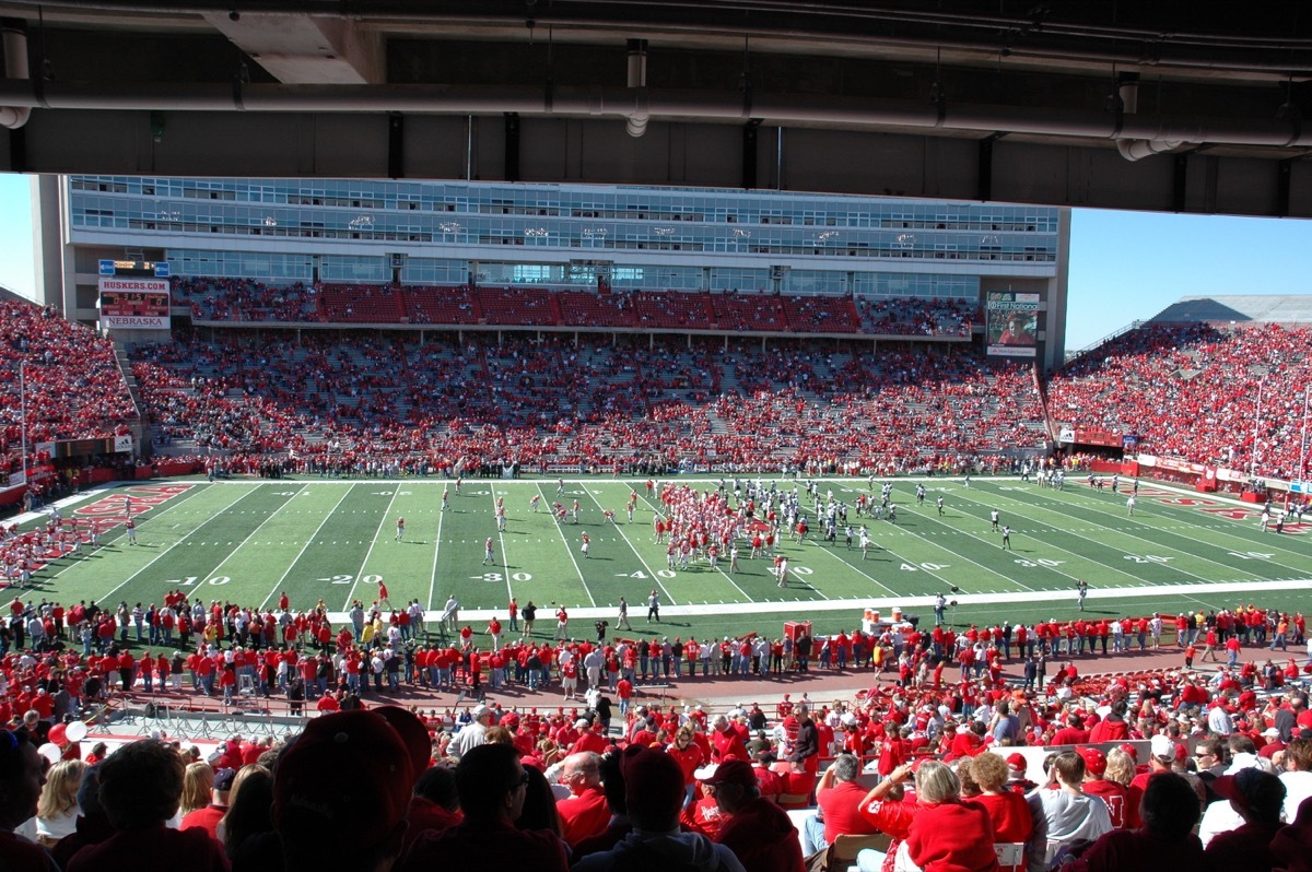 University of Nebraska Huskers Memorial Stadium facts 2018