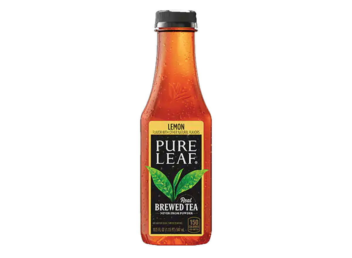 pure leaf lemon tea bottle