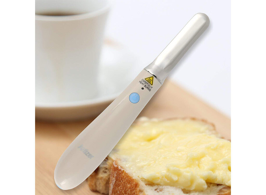 Antizer heating butter knife ice cream butter rechargable battery