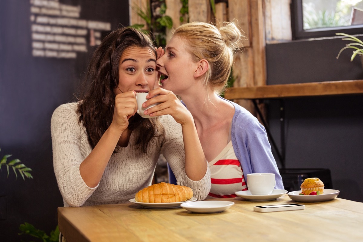 Two Girls Gossiping