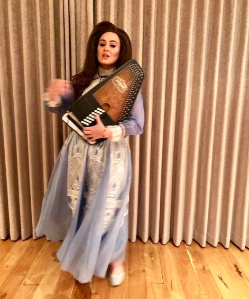 Adele as June Carter Cash on Halloween