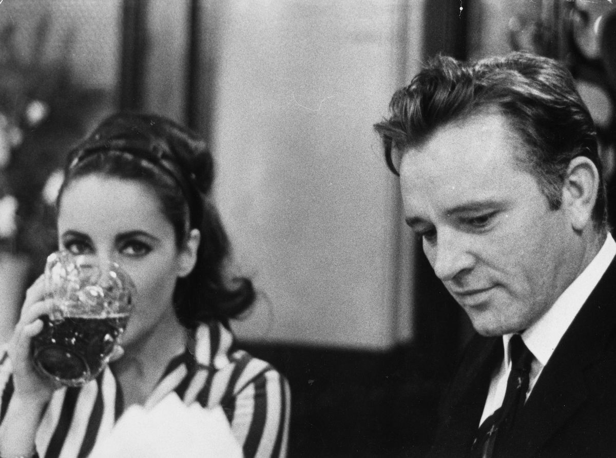 Elizabeth Taylor and Richard Burton in London in 1962