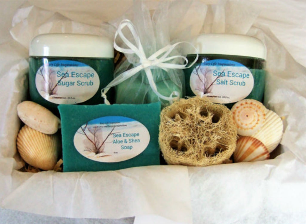 Sea escape scrub set mother's day gifts