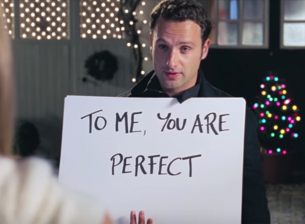 love actually to me you are perfect 