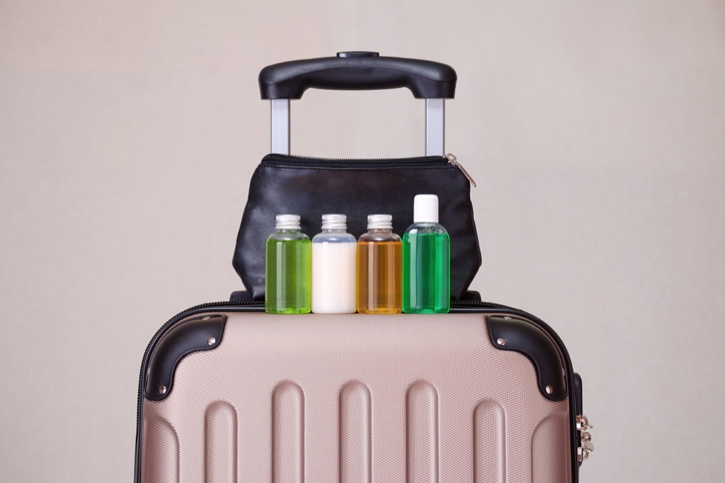 Travel, travel toiletries airport secrets