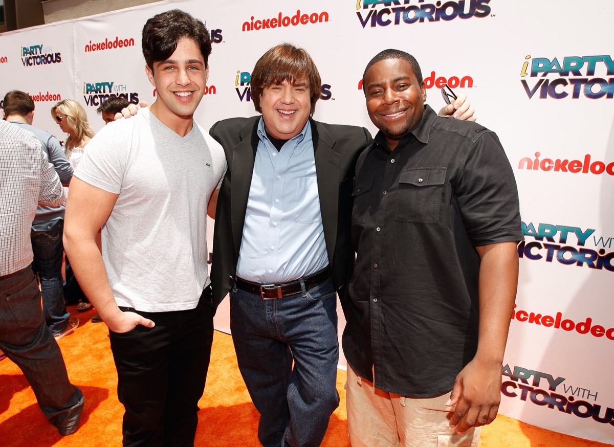 Josh Peck, Dan Schneider, and Kenan Thompson in 2011