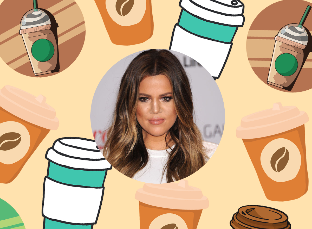 khloe kardashian starbucks