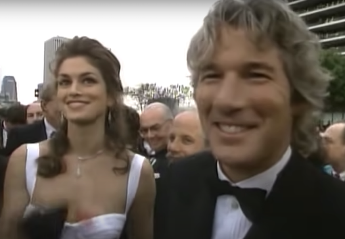 Cindy Crawford and Richard Gere at the 1993 Oscars