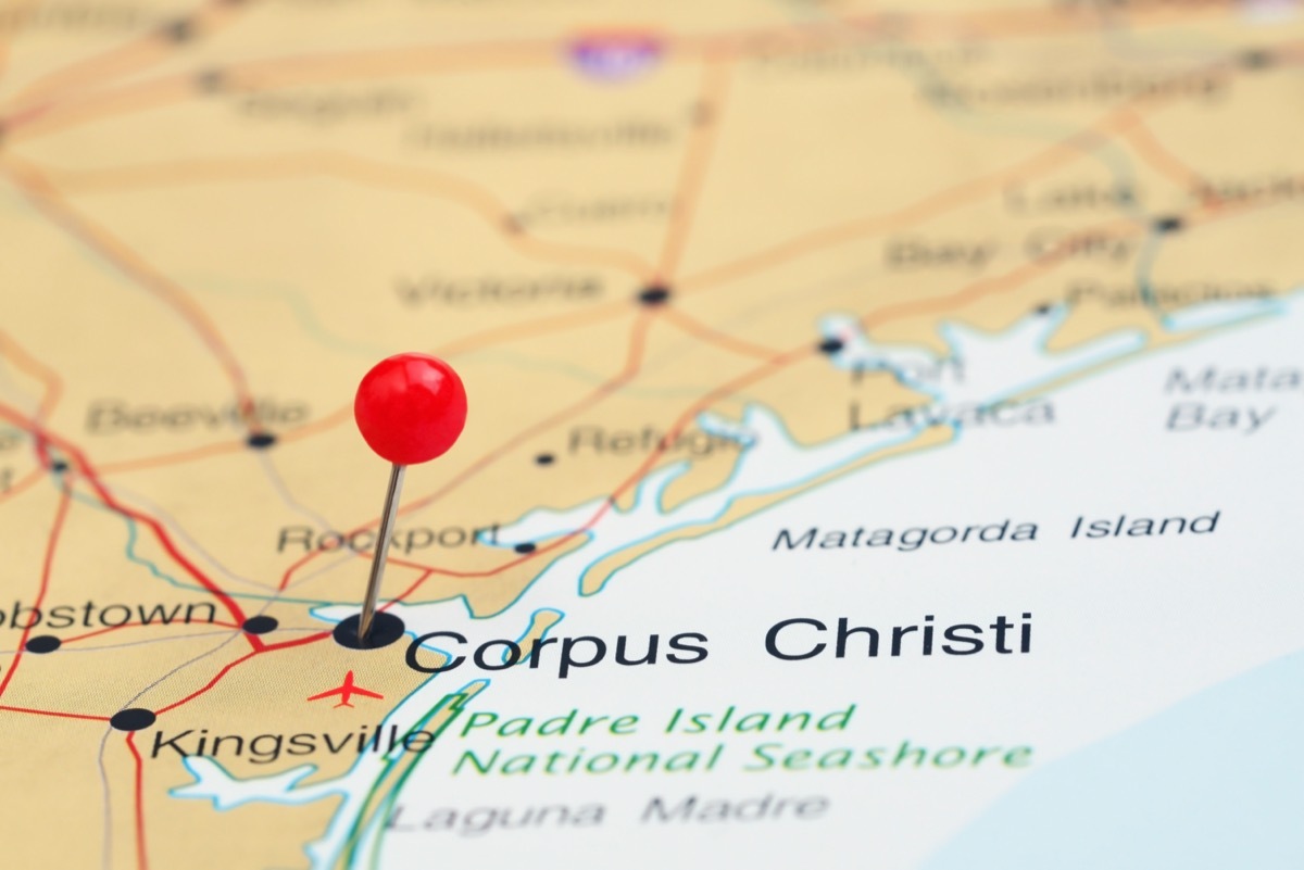 corpus christi map